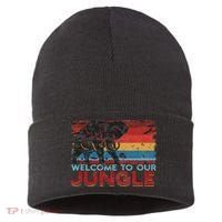 Welcome To Our Jungle Adventure Sustainable Knit Beanie thumb 0