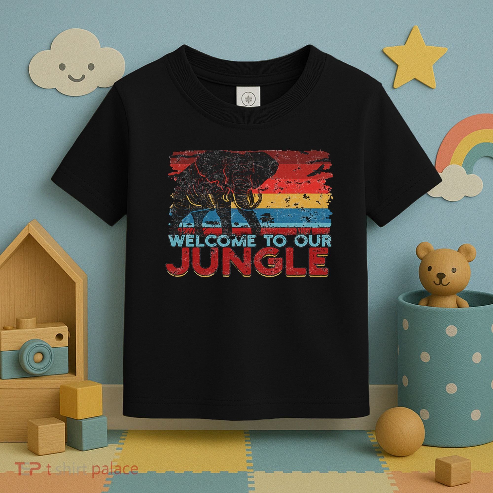 Welcome To Our Jungle Adventure Toddler T-Shirt