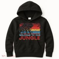 Welcome To Our Jungle Adventure Kids Hoodie thumb 0