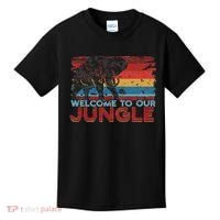 Welcome To Our Jungle Adventure Kids T-Shirt thumb 0