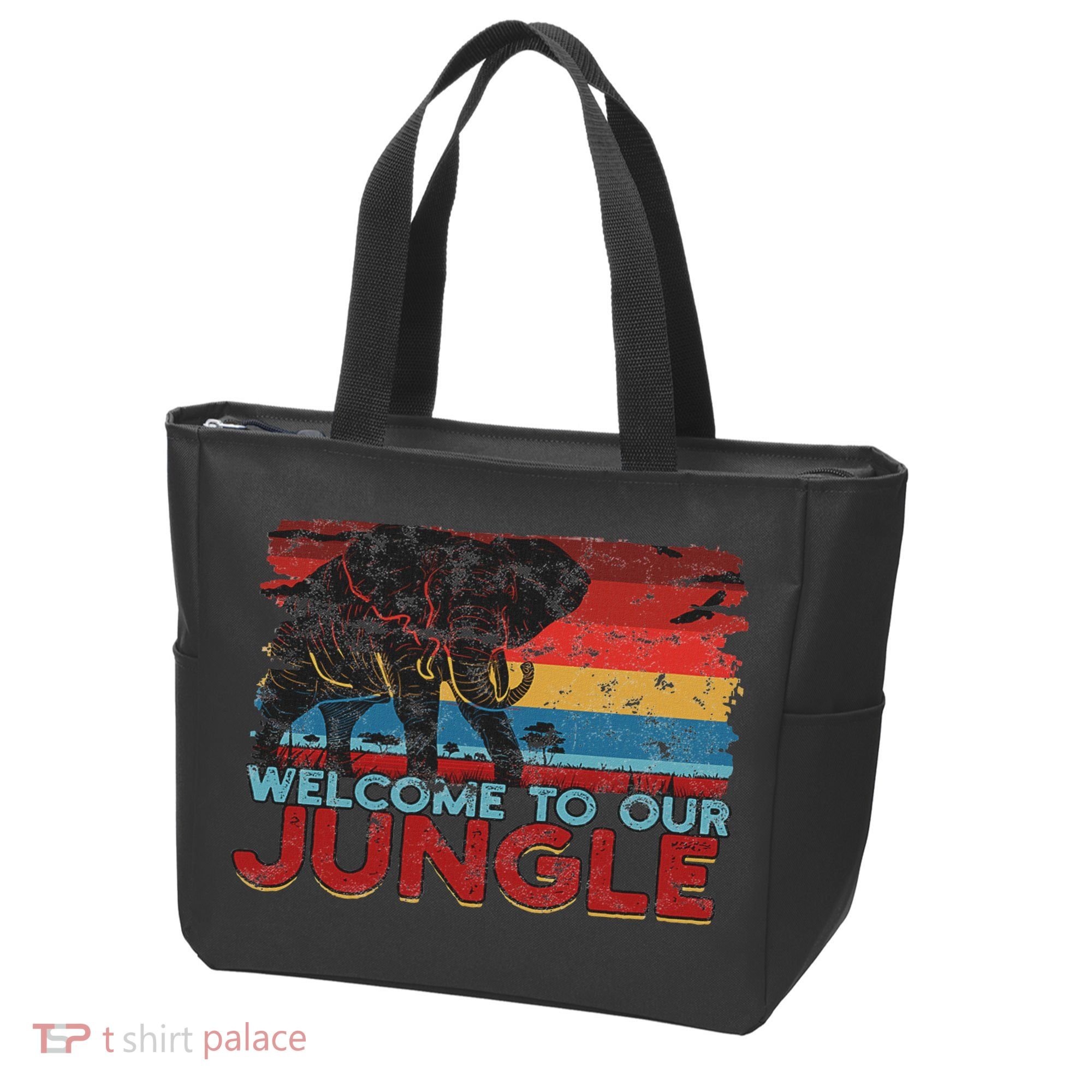 Welcome To Our Jungle Adventure Tote Bag