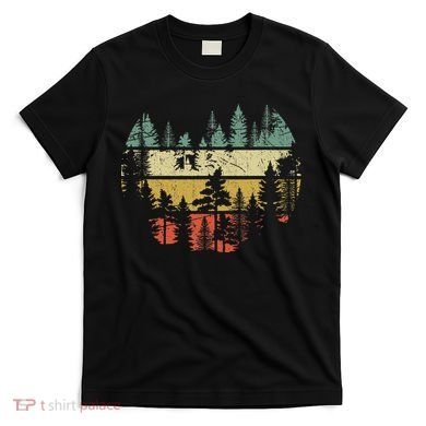 Wildlife Trees Outdoors Nature Retro Forest Sleeveless T-Shirt