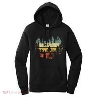 Wildlife Trees Outdoors Nature Retro Forest Sleeveless Women's Hoodie thumb 0