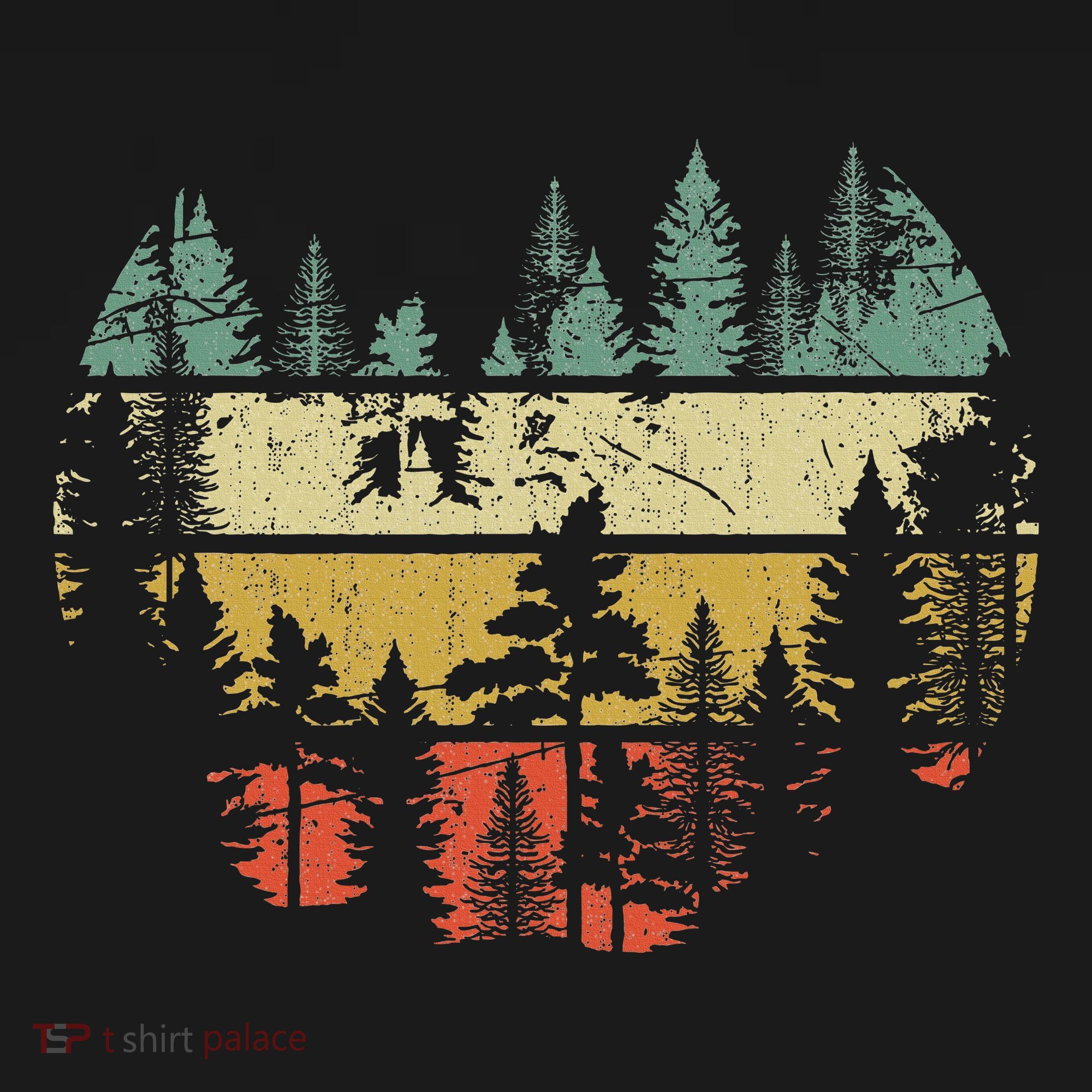 Wildlife Trees Outdoors Nature Retro Forest Sleeveless Women's Hoodie