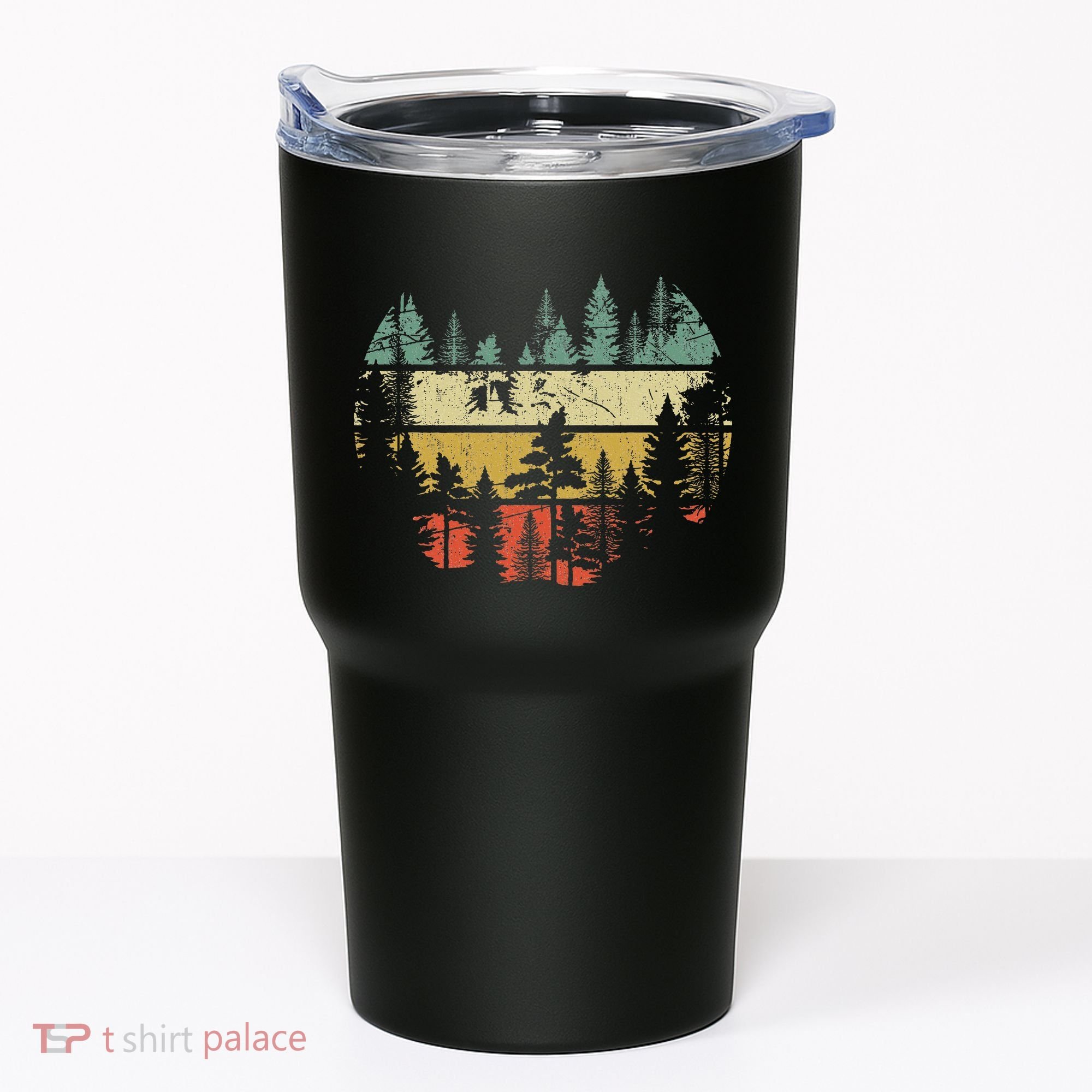 Wildlife Trees Outdoors Nature Retro Forest Sleeveless Tumbler