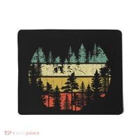 Wildlife Trees Outdoors Nature Retro Forest Sleeveless Mousepad thumb 0