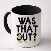 Was That Out Pickleball Pickle Ball Player Coffee Mug thumb 0