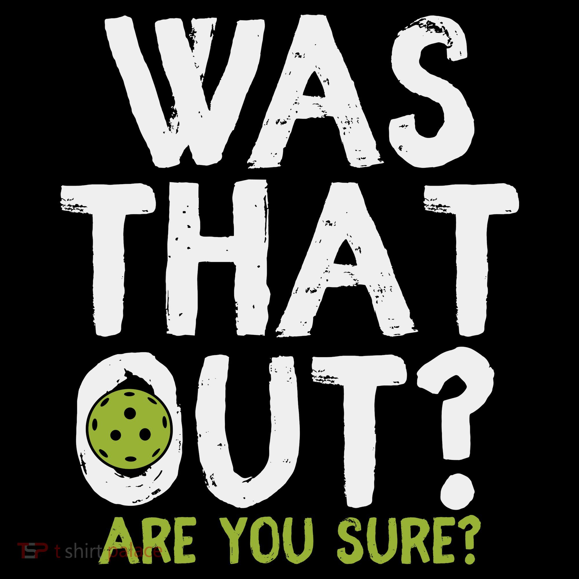 Was That Out Pickleball Pickle Ball Player Women's Hoodie
