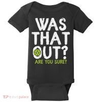 Was That Out Pickleball Pickle Ball Player Baby Bodysuit thumb 0