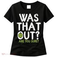 Was That Out Pickleball Pickle Ball Player Women's T-Shirt thumb 0