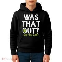 Was That Out Pickleball Pickle Ball Player Kids Hoodie thumb 4