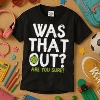Was That Out Pickleball Pickle Ball Player Kids T-Shirt thumb 3