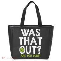 Was That Out Pickleball Pickle Ball Player Tote Bag thumb 0
