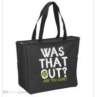 Was That Out Pickleball Pickle Ball Player Tote Bag thumb 2