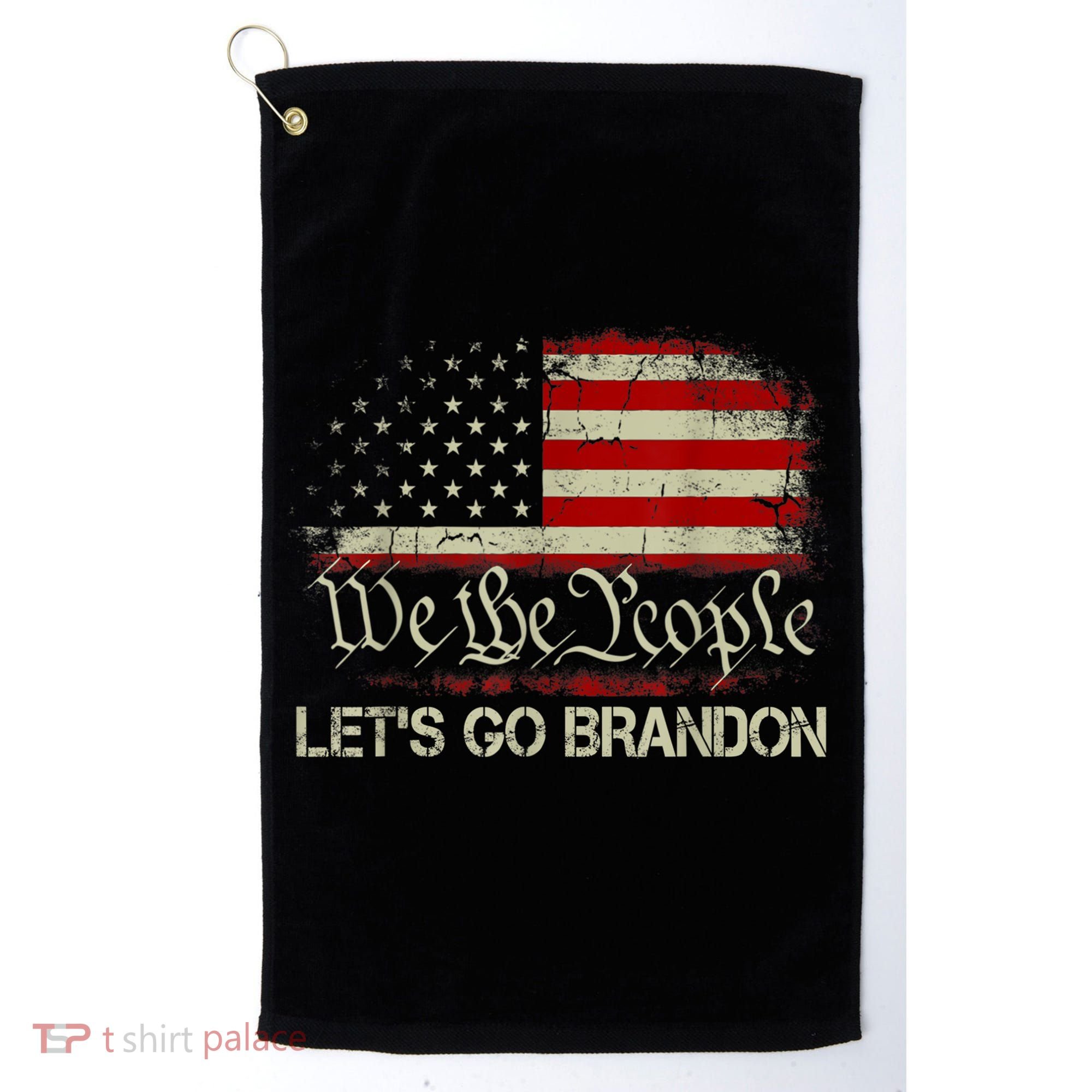 We The People Let's Go Brandon Golf Towel