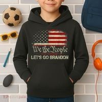 We The People Let's Go Brandon Kids Hoodie thumb 2