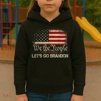 We The People Let's Go Brandon Kids Hoodie thumb 3