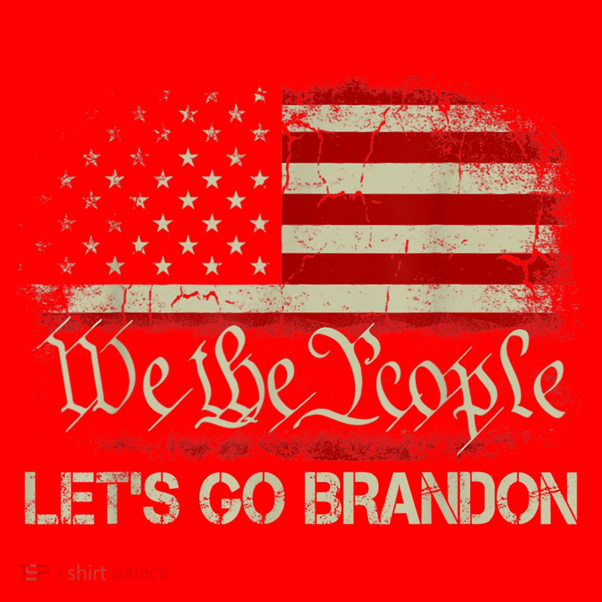 We The People Let's Go Brandon Santa Hat