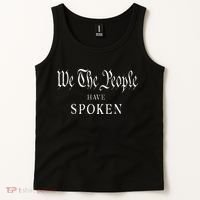 We The People Have Spoken Won Re Elect Trump Wins Tank Top thumb 2