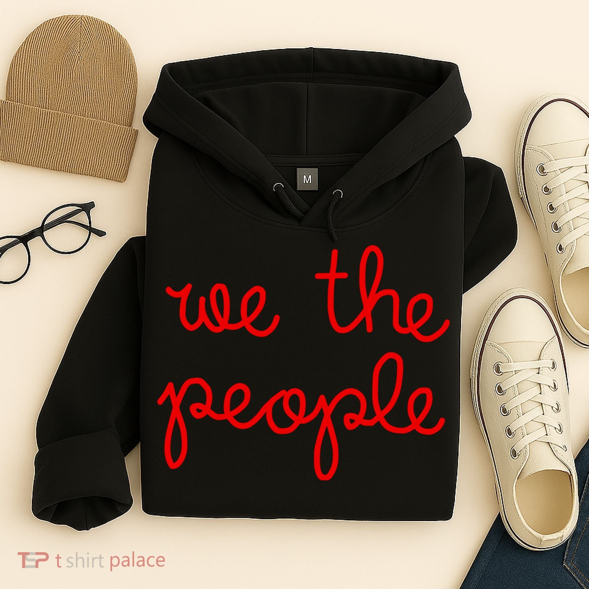 We The People Nicolle Wallace Red Imprint Hoodie