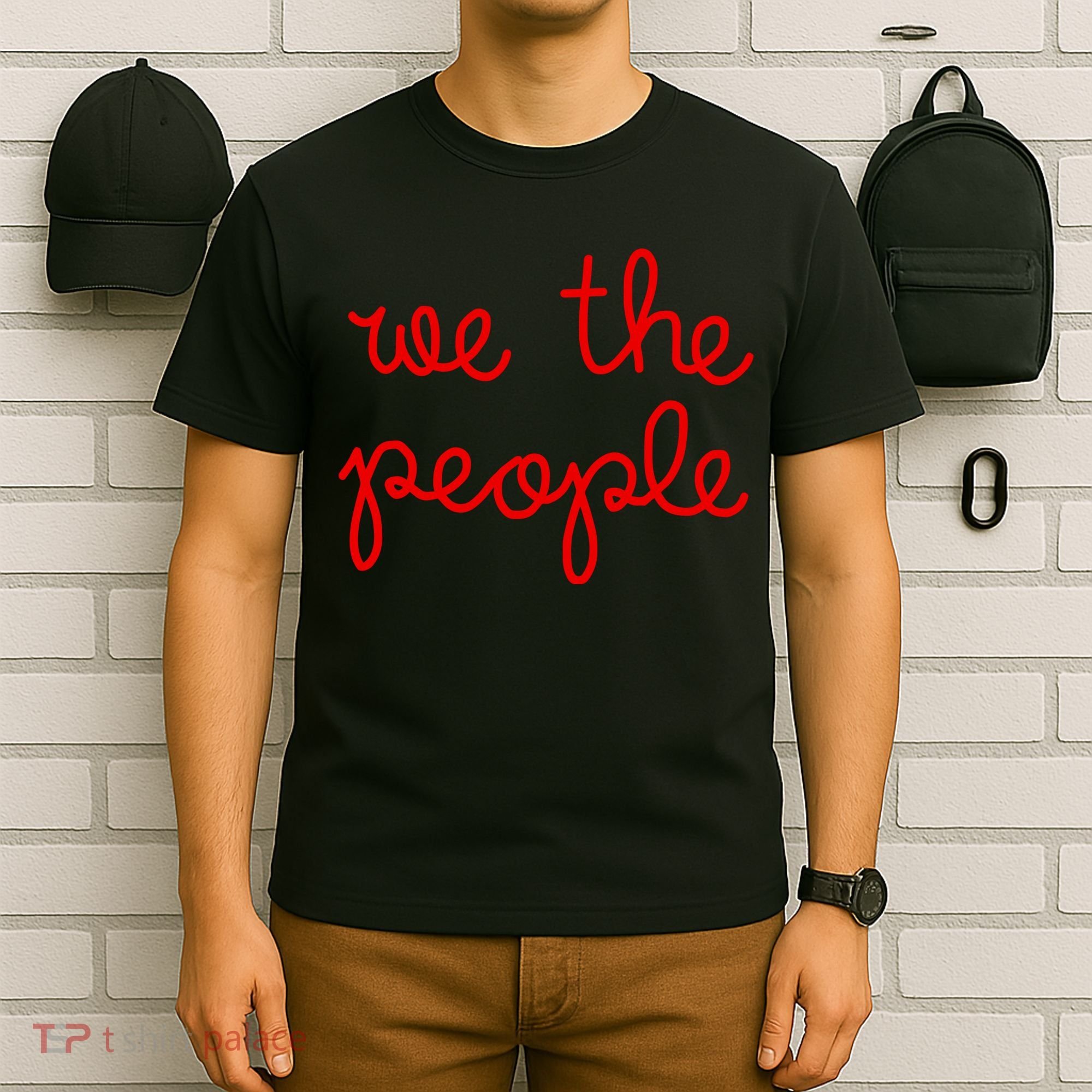 We The People Nicolle Wallace Red Imprint T-Shirt