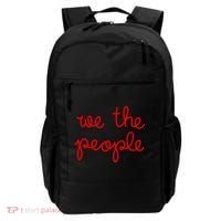 We The People Nicolle Wallace Red Imprint Backpack thumb 0