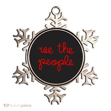 We The People Nicolle Wallace Red Imprint Ornament