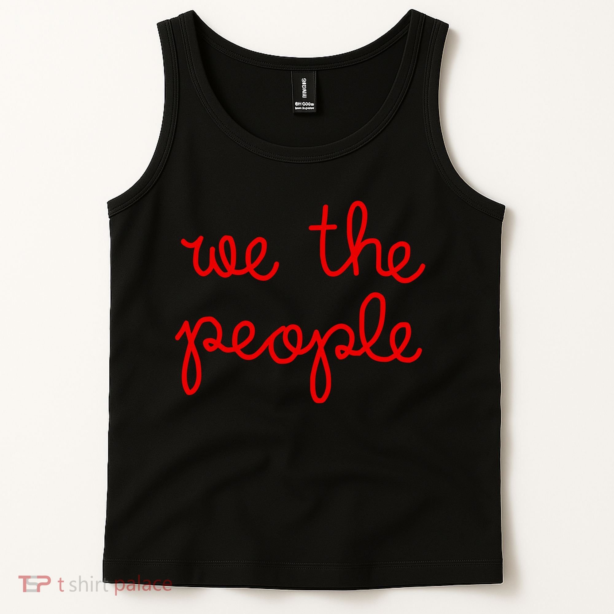 We The People Nicolle Wallace Red Imprint Tank Top