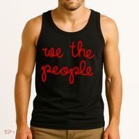 We The People Nicolle Wallace Red Imprint Tank Top thumb 3