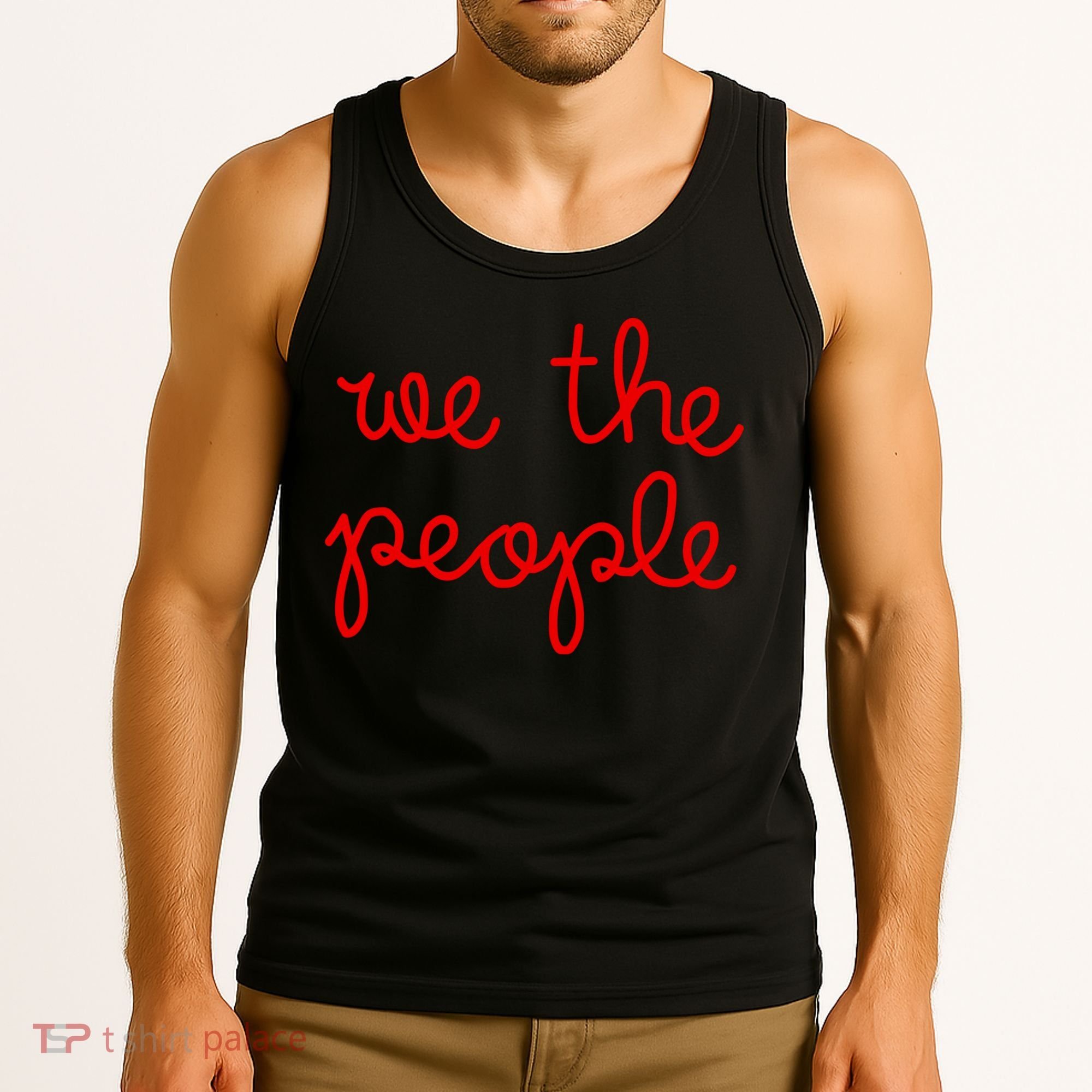We The People Nicolle Wallace Red Imprint Tank Top