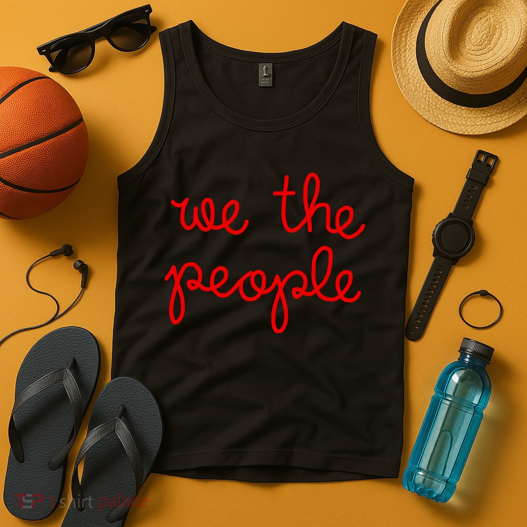 We The People Nicolle Wallace Red Imprint Tank Top