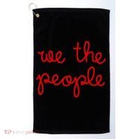 We The People Nicolle Wallace Red Imprint Golf Towel thumb 0