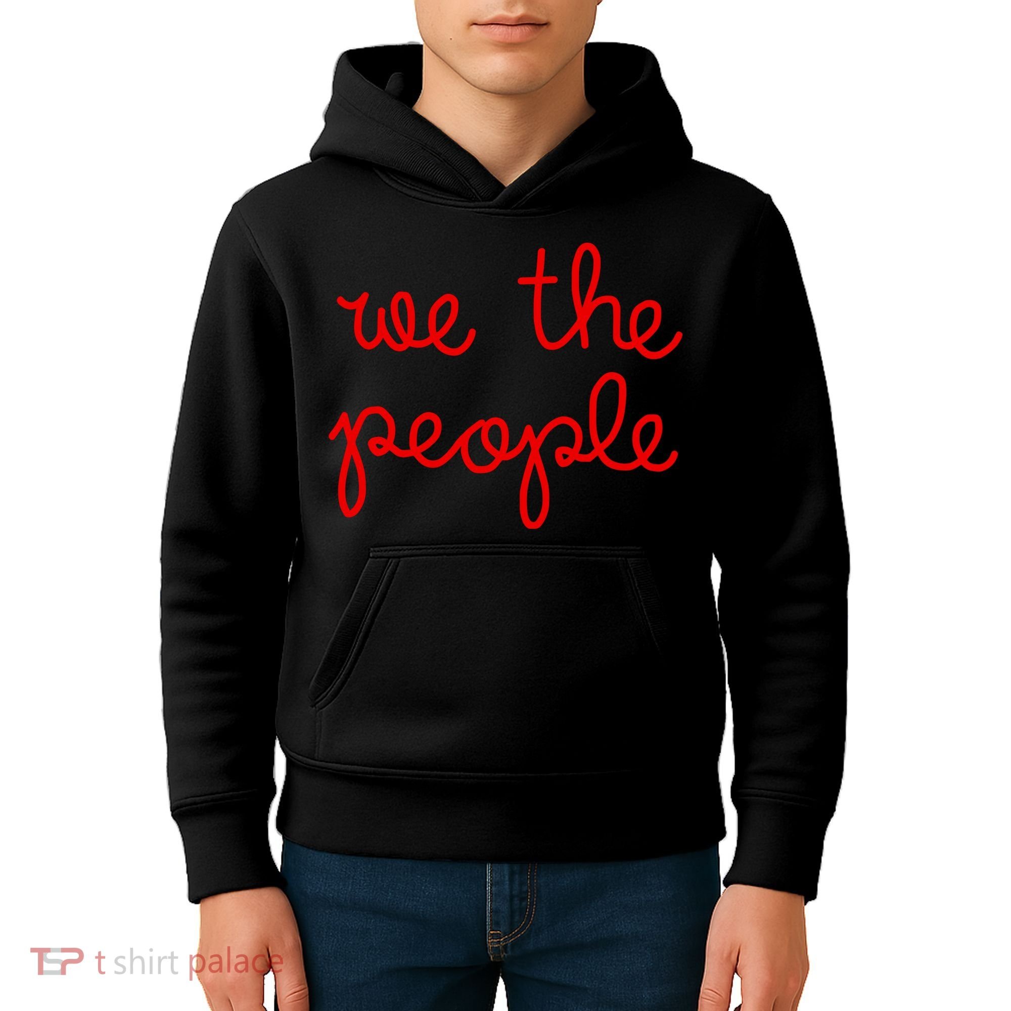 We The People Nicolle Wallace Red Imprint Kids Hoodie