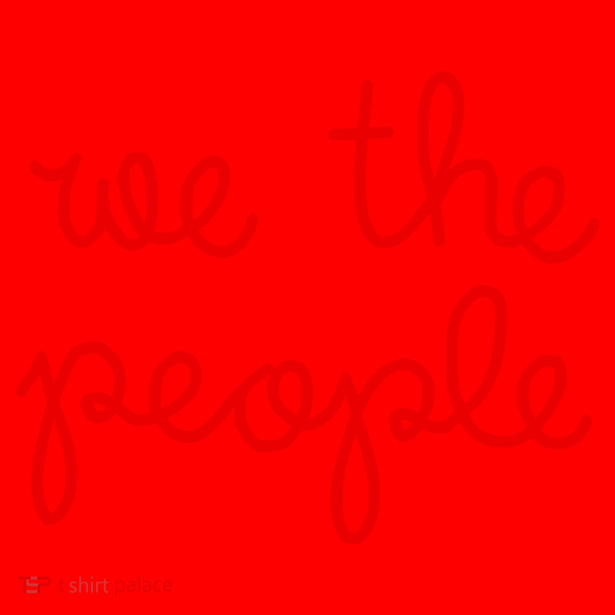 We The People Nicolle Wallace Red Imprint Santa Hat