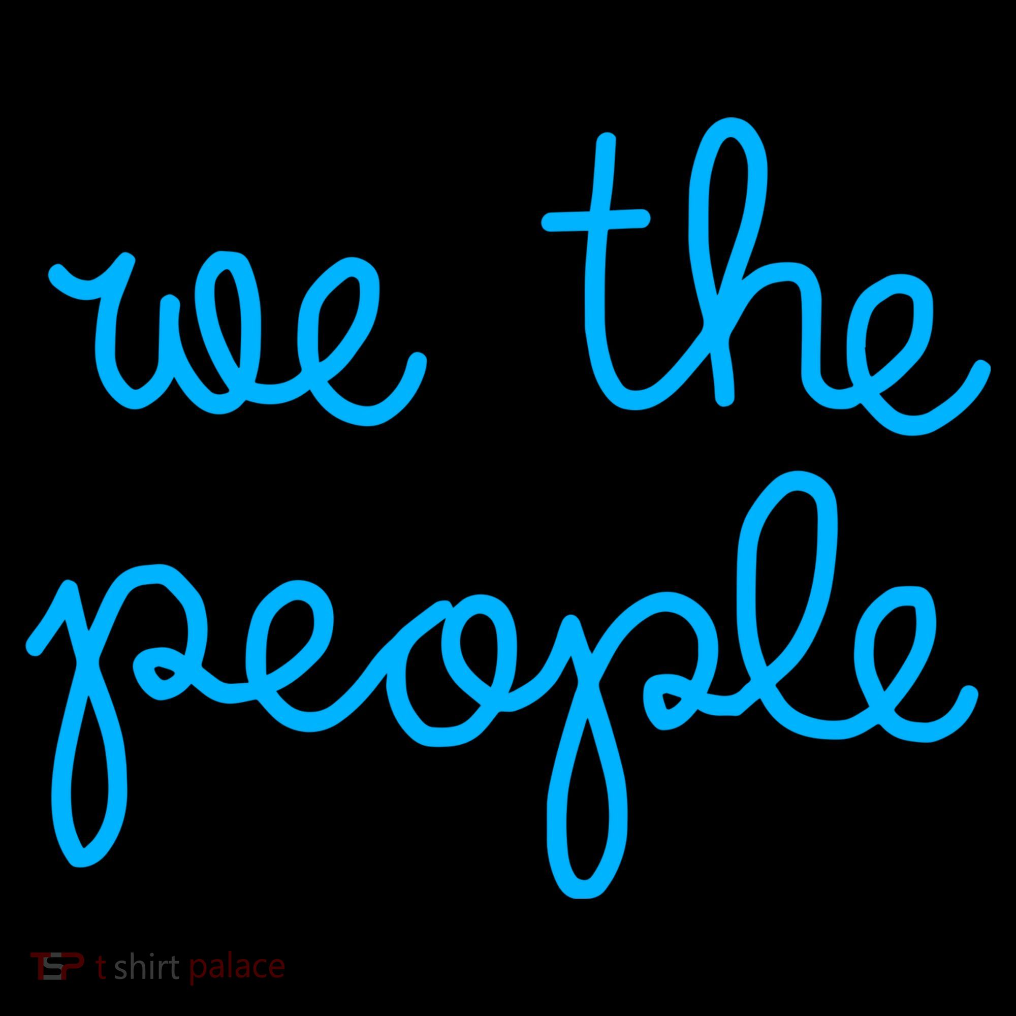 We The People Nicolle Wallace Blue Imprint Toddler Hoodie