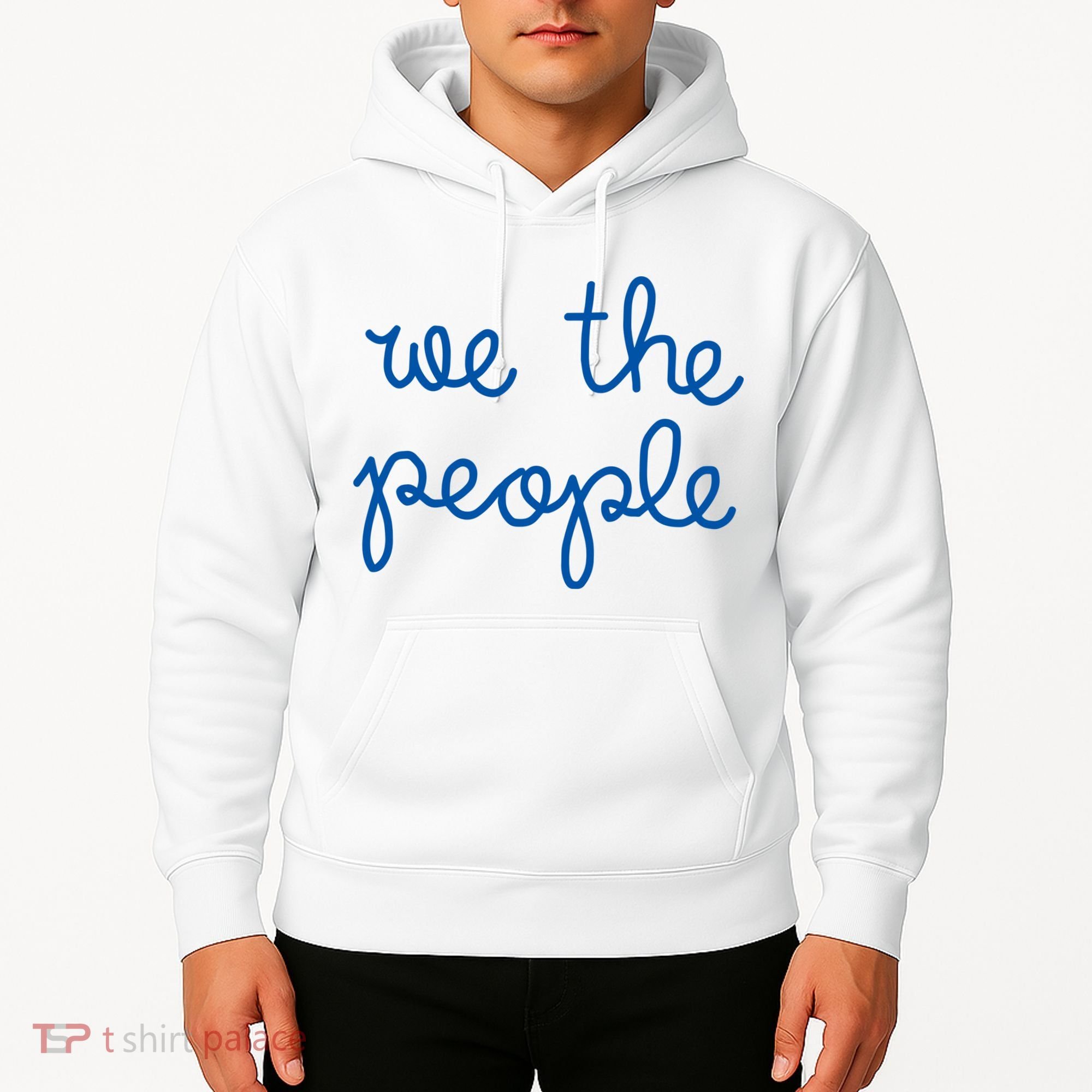 We The People Nicolle Wallace Blue Imprint Hoodie