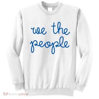 We The People Nicolle Wallace Blue Imprint Sweatshirt