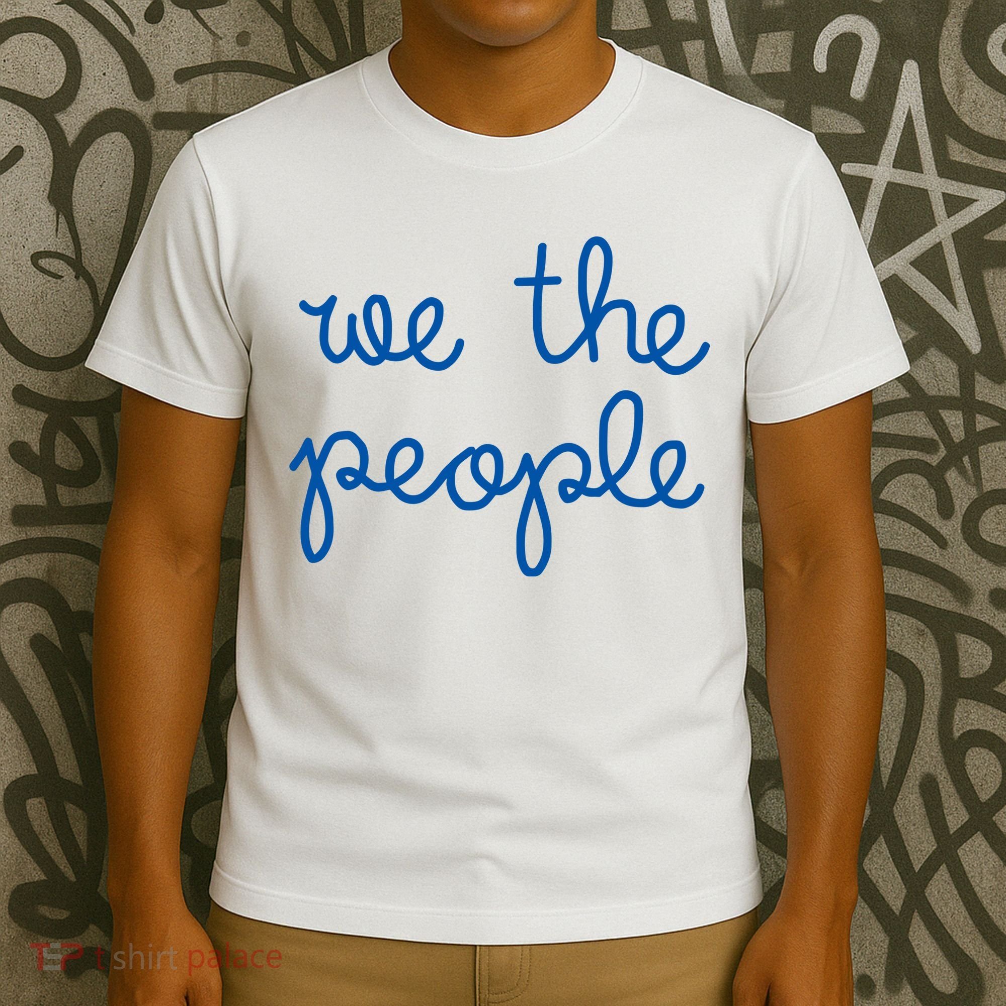 We The People Nicolle Wallace Blue Imprint T-Shirt