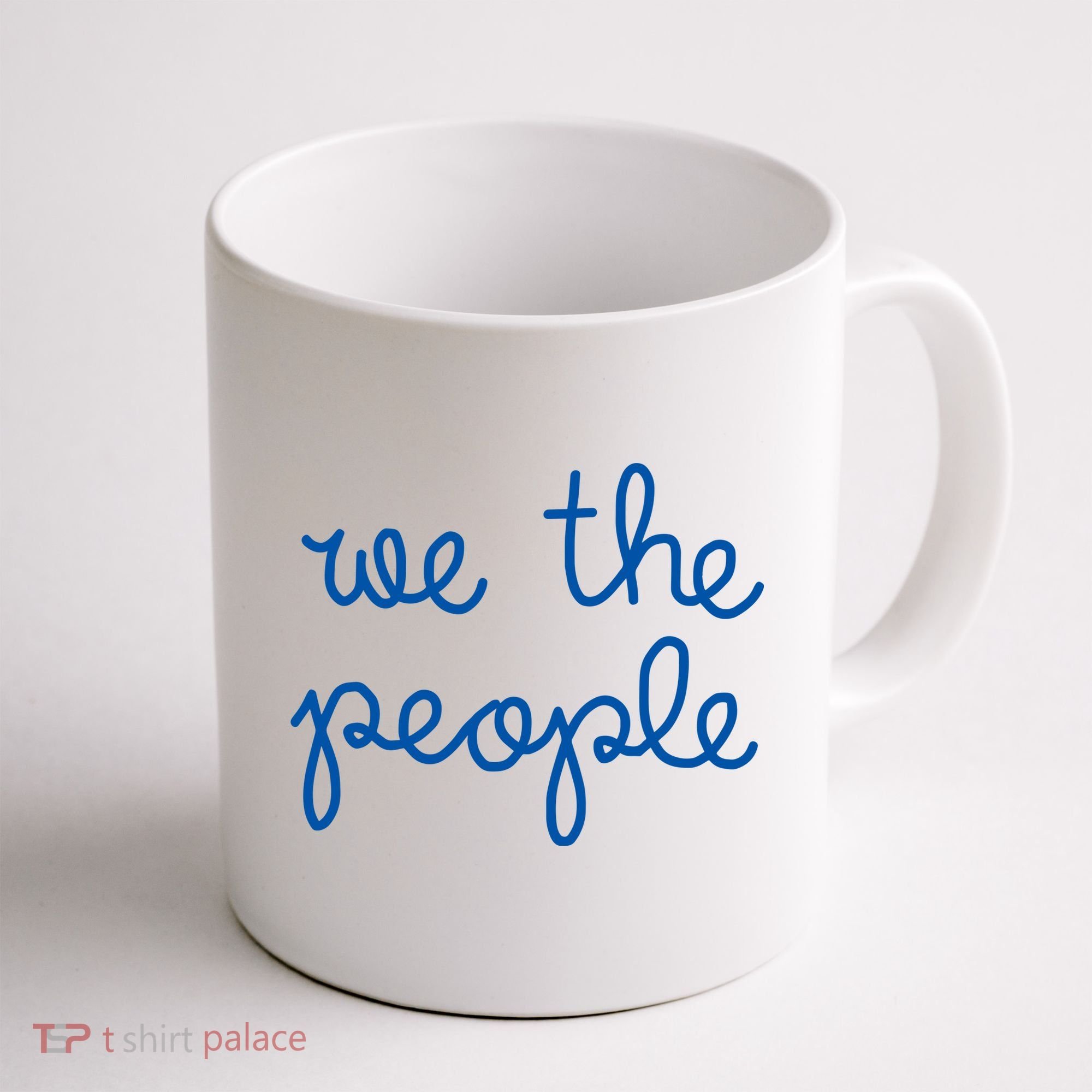 We The People Nicolle Wallace Blue Imprint Coffee Mug
