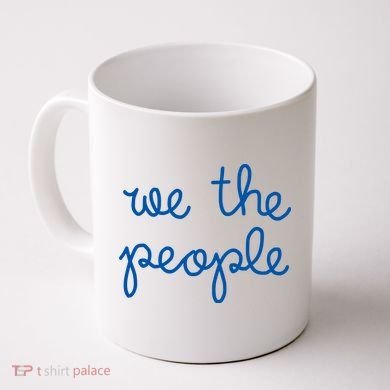 We The People Nicolle Wallace Blue Imprint Coffee Mug