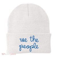 We The People Nicolle Wallace Blue Imprint Beanie thumb 0