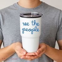 We The People Nicolle Wallace Blue Imprint Tumbler thumb 2