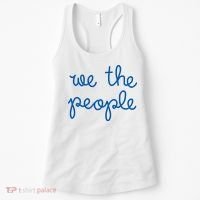 We The People Nicolle Wallace Blue Imprint Women's Tank Top thumb 0