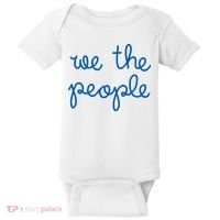 We The People Nicolle Wallace Blue Imprint Baby Bodysuit thumb 0