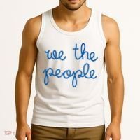 We The People Nicolle Wallace Blue Imprint Tank Top thumb 3