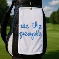 We The People Nicolle Wallace Blue Imprint Golf Towel thumb 2