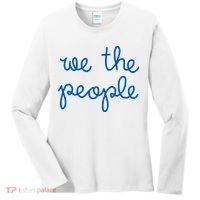We The People Nicolle Wallace Blue Imprint Women's Long Sleeve Shirt thumb 0