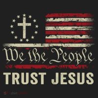 We The People Trust Jesus USA Flag Christian Patriotic Hat thumb 2