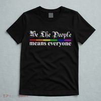 We The People Means Everyone LGBT Pride Month T-Shirt thumb 5