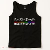 We The People Means Everyone LGBT Pride Month Tank Top thumb 2